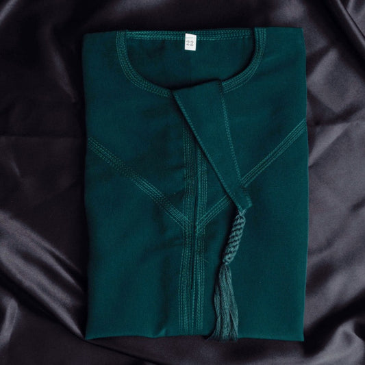 Kids Emerald Green Emirati Thobe