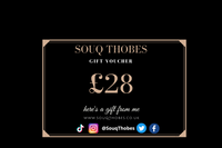 Souq Thobes gift £28 voucher card