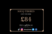 Souq Thobes gift £84 voucher card