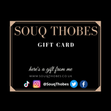 Souq Thobes gift card