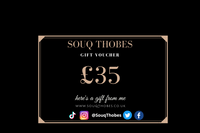 Souq Thobes gift £35 voucher card